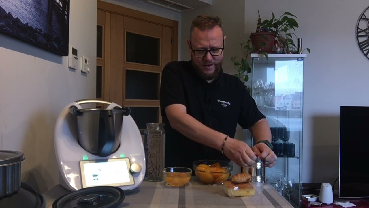 Pudín de Melocotón con Thermomix y José Ángel