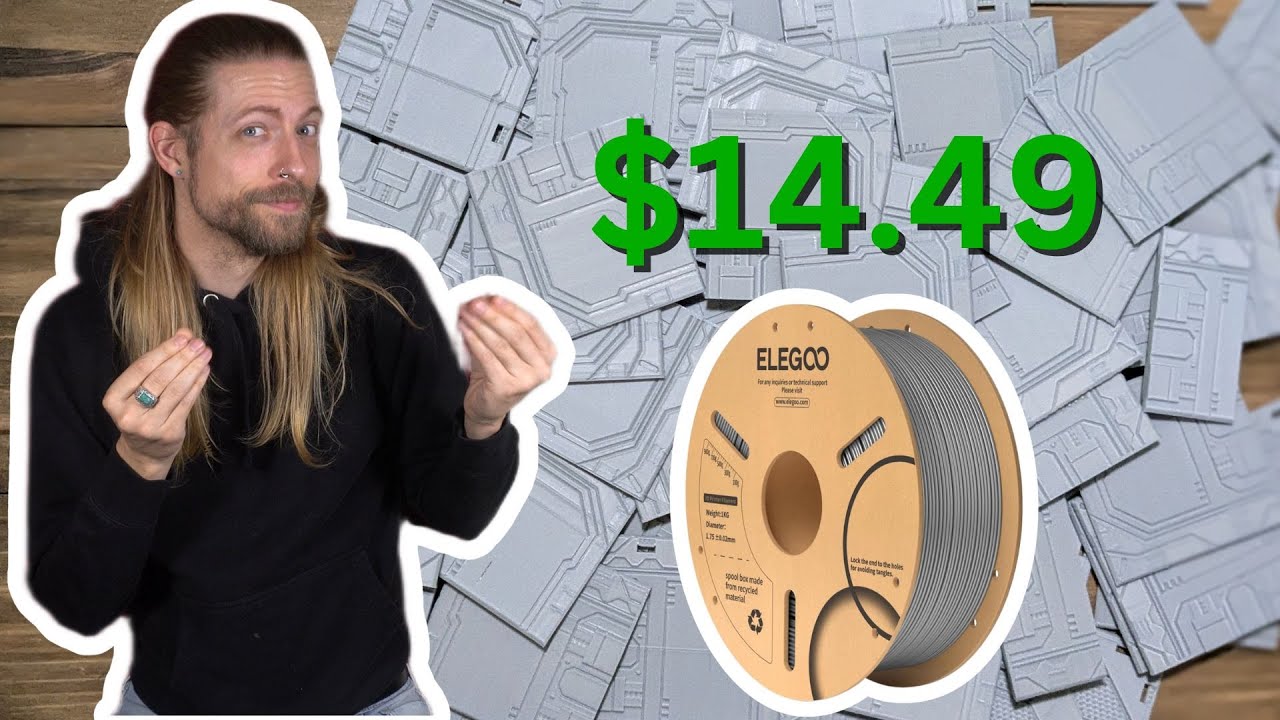 How much Halo: Flashpoint terrain can I print out with one spool of filament?