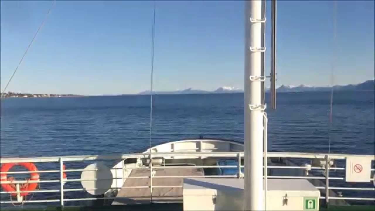 Brattvåg-ruta i sin helhet, timelapse med M/F Tingvoll