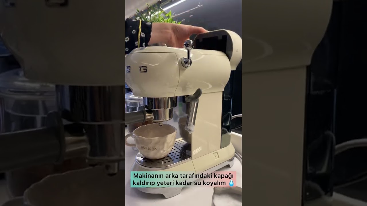 Smeg espresso kahve makinası tanıtımı☕️👉🏼 machiato yapımı