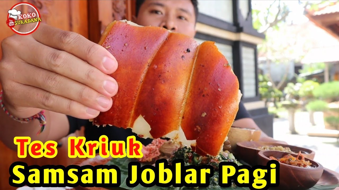 Samsam Guling Joblar Pagi Yang Punya Paket Jumbo | Wisata Kuliner Bali