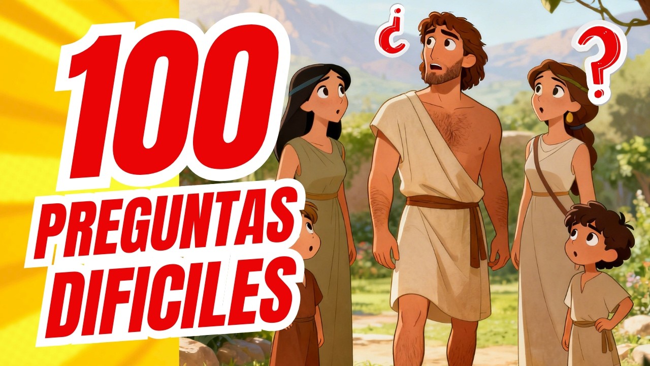 100 PREGUNTAS BÍBLICAS DIFÍCILES 😱❓EL MAYOR DESAFÍO DE LA BIBLIA PARA CRISTIANOS
