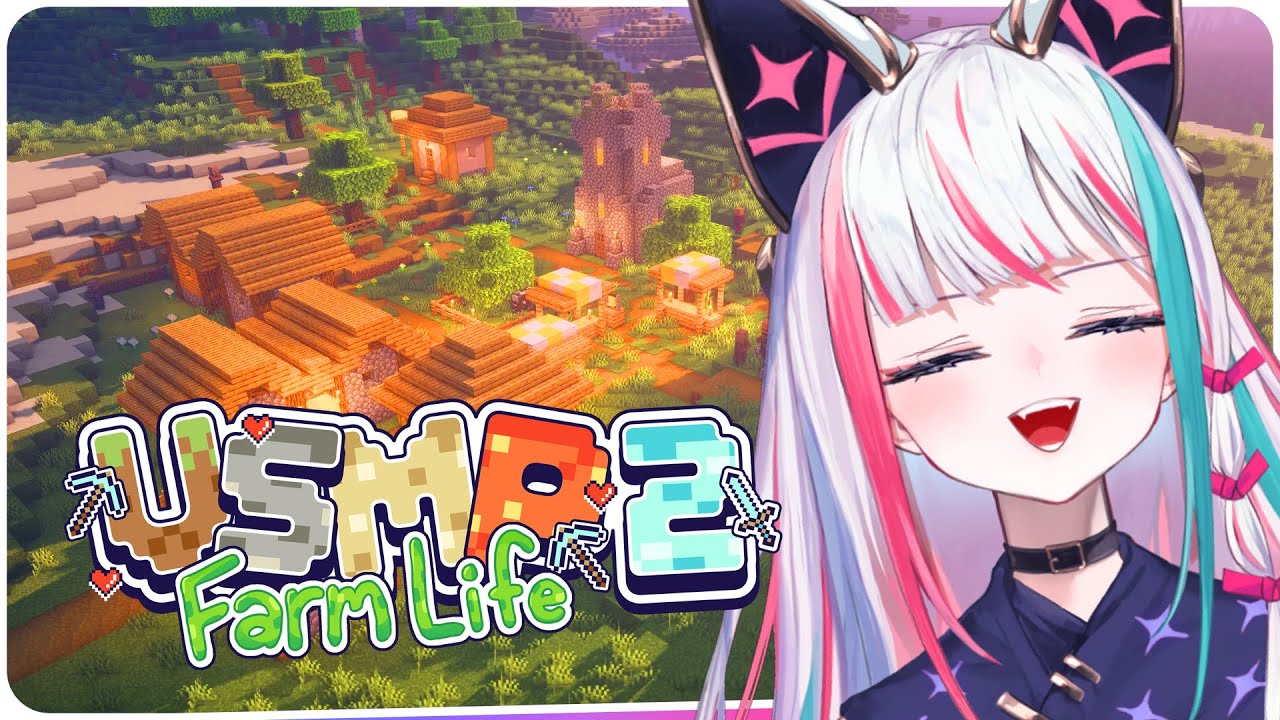 【MINECRAFT | VSMP 2 Farm Life: EP 2】Collecting resources and crafting cute things!