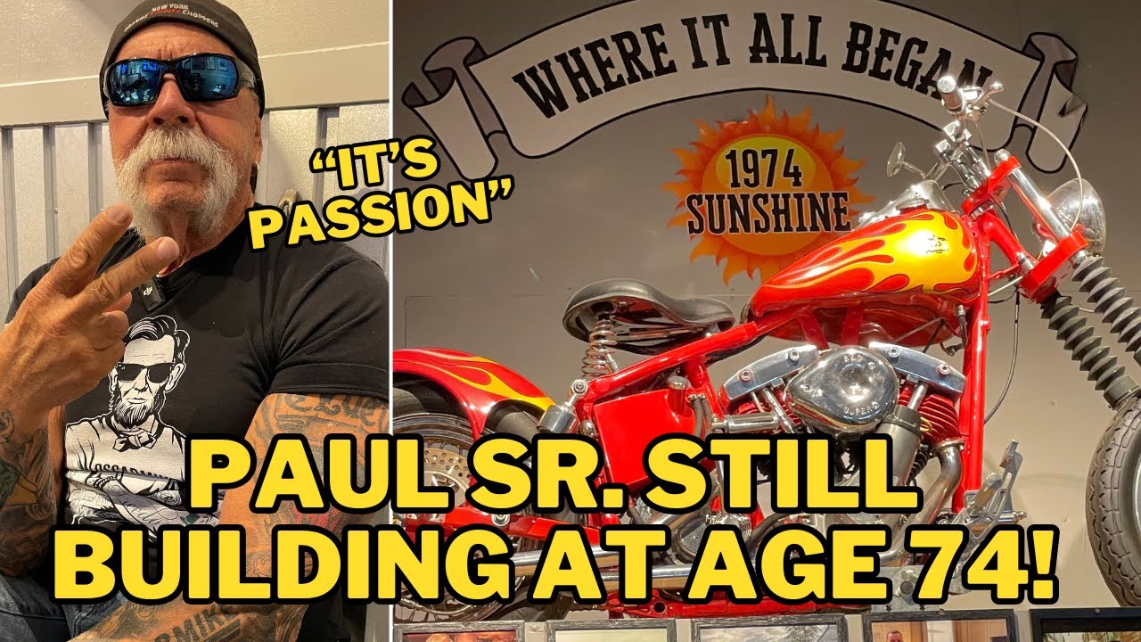 Paul Sr. STILL Building Orange County Choppers at Age 74! NEW Bikes Unveiled! 🎉