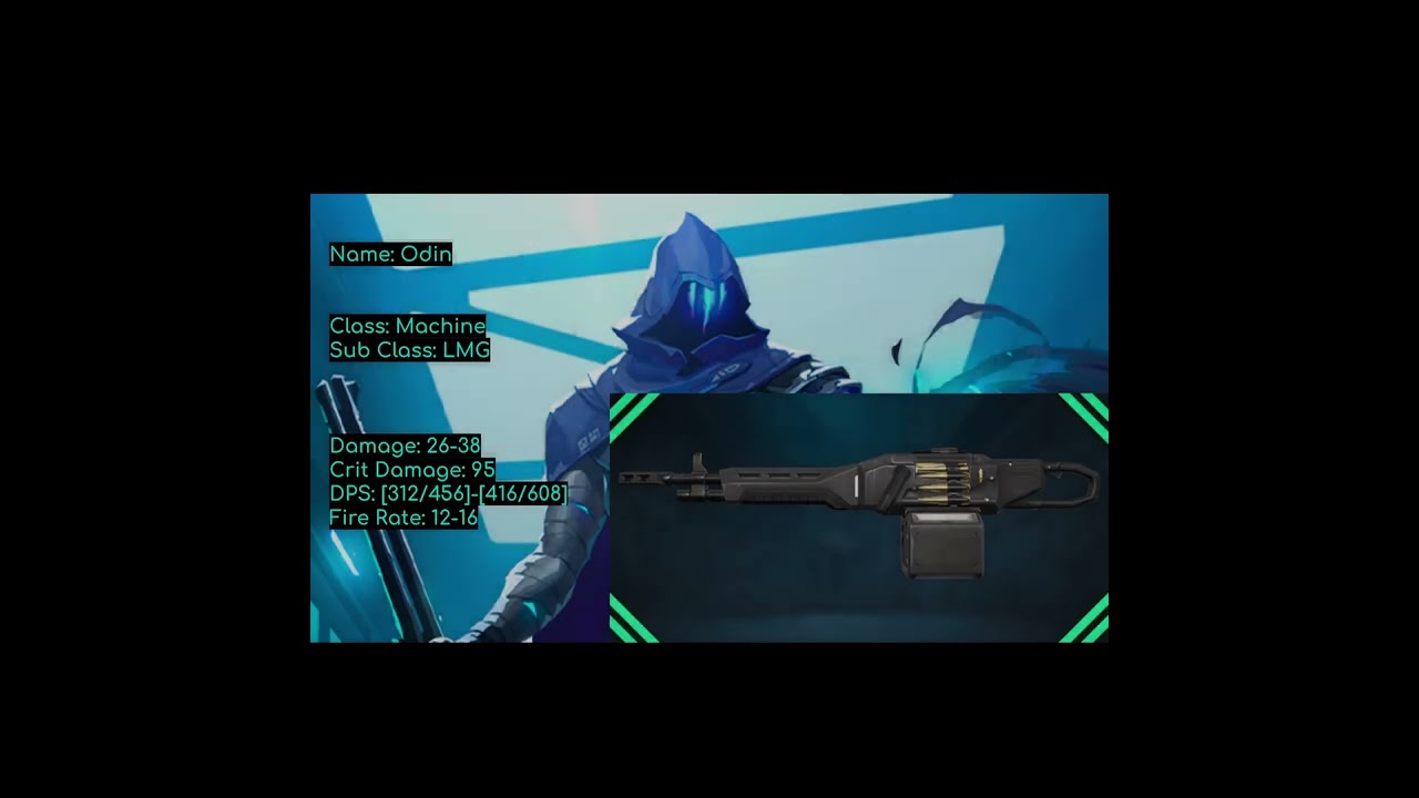 VALORANT: Ручной пулемет Одина 