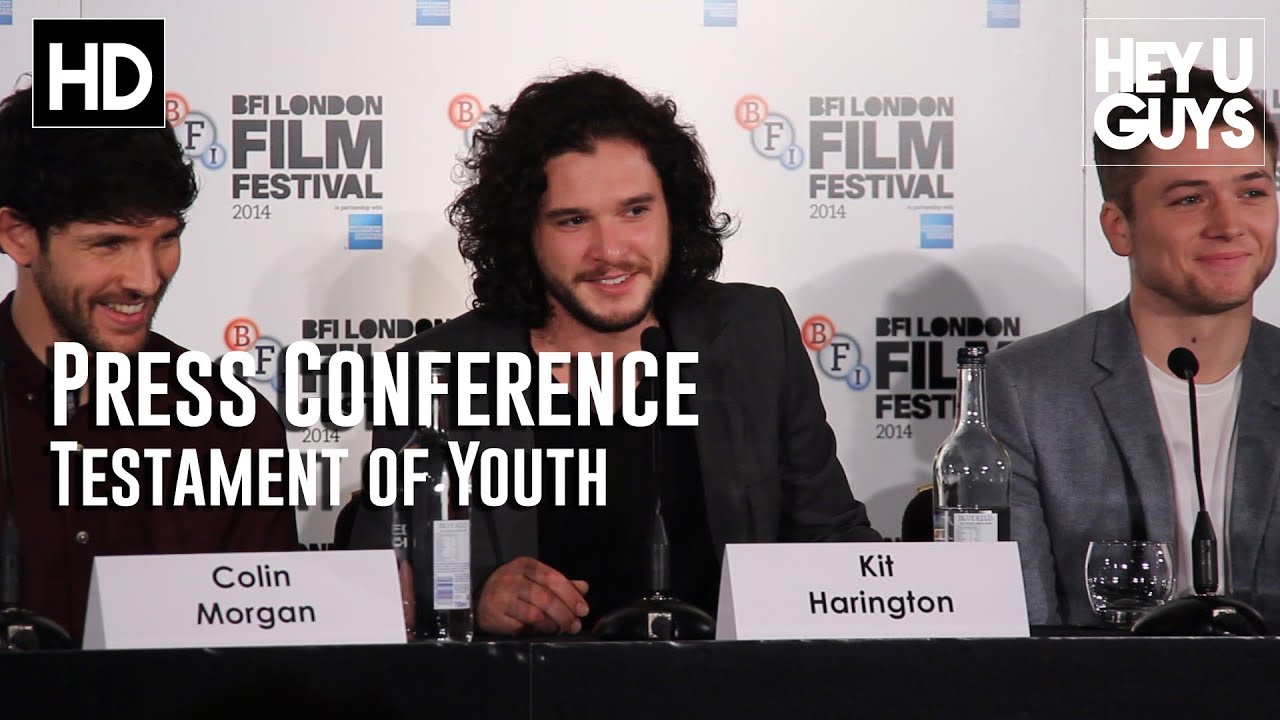 Testament of Youth Press Conference in Full - Kit Harington / Colin Morgan (HD)