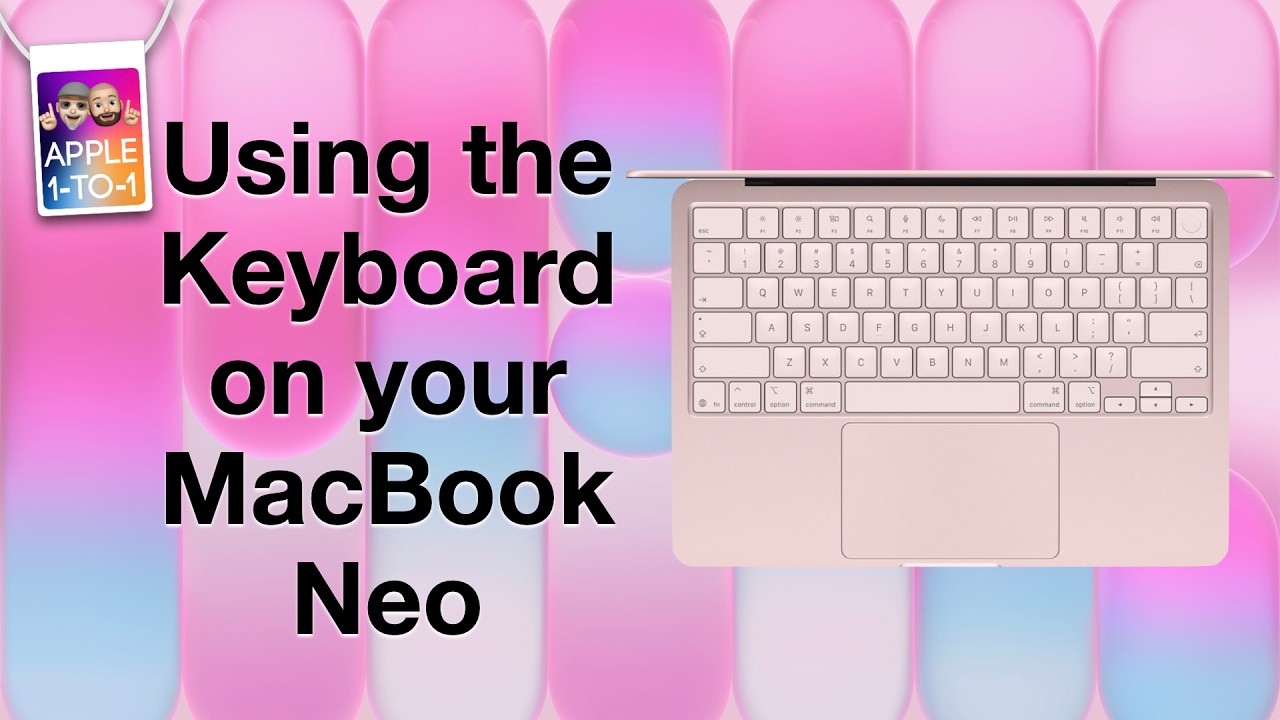 Обучение работе с MacBook Neo: освойте клавиатуру и клавиши F!