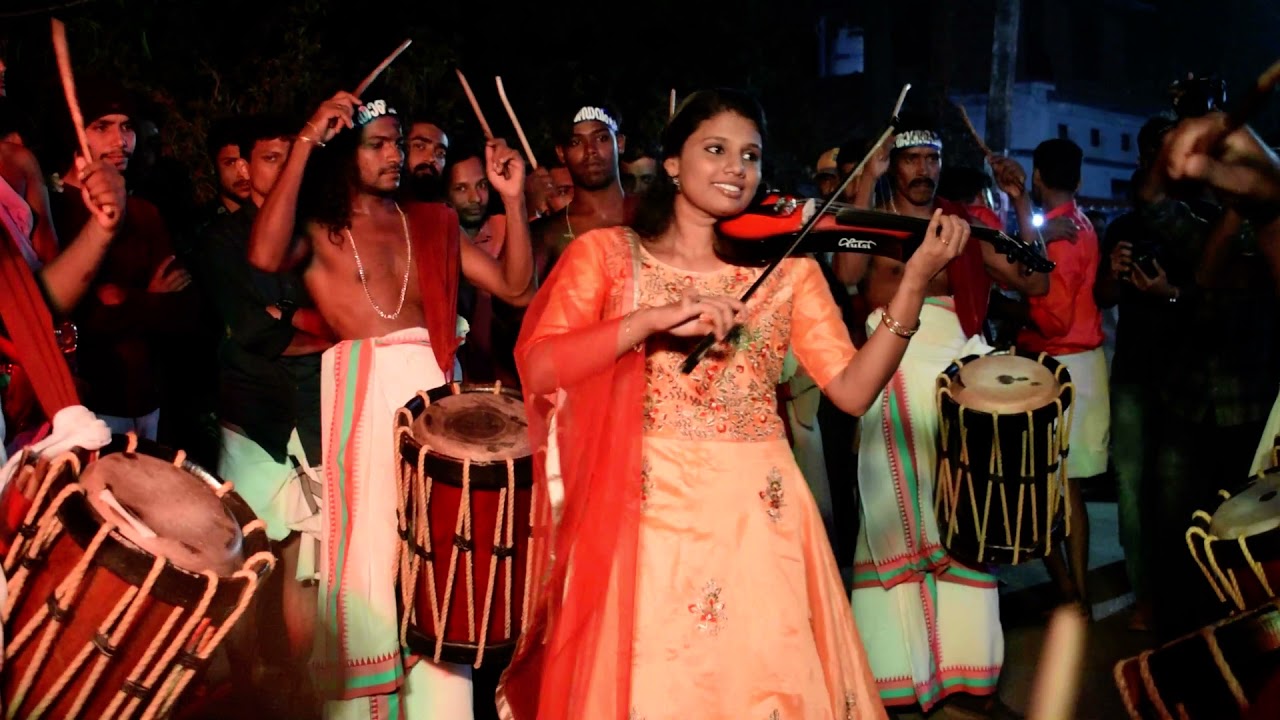 Chenda with violin | Musical fusion | Tandavam Brothers | kerala festival