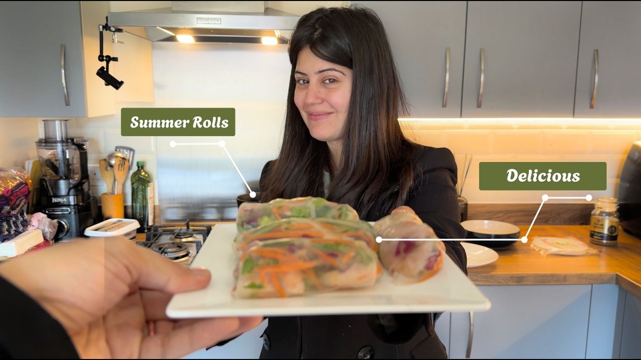 Summer rolls that will blow your mind. Quick and easy diet food recipe. UK Life.