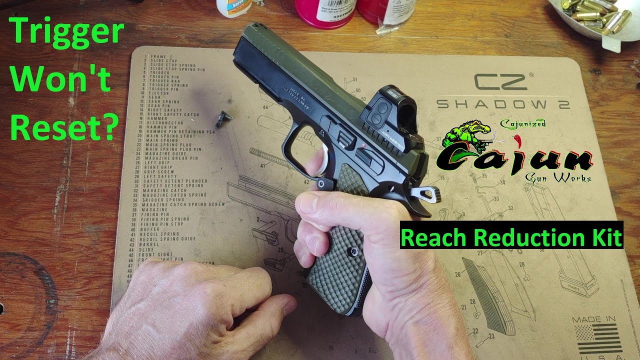 Cajun Gun Works Reach Reduction Shadow 2 — как сбросить настройки одинарного действия и установит...