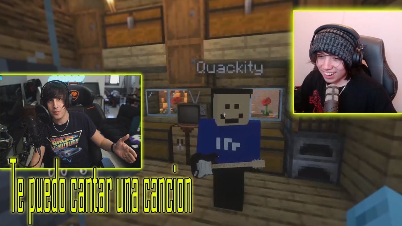 Quackity le hace le hace House tour a Missa & le Canta una Cancion!! 🤣