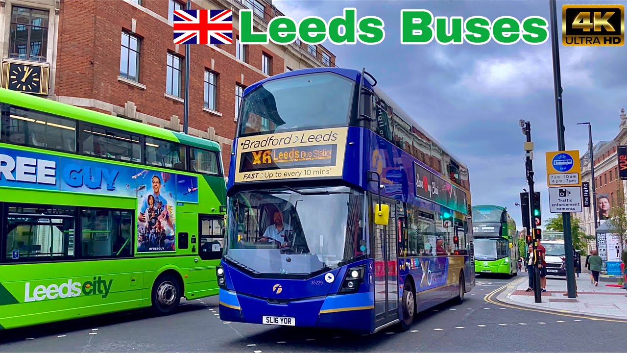 Leeds City Bus Observations, Leeds Double Decker Buses UK