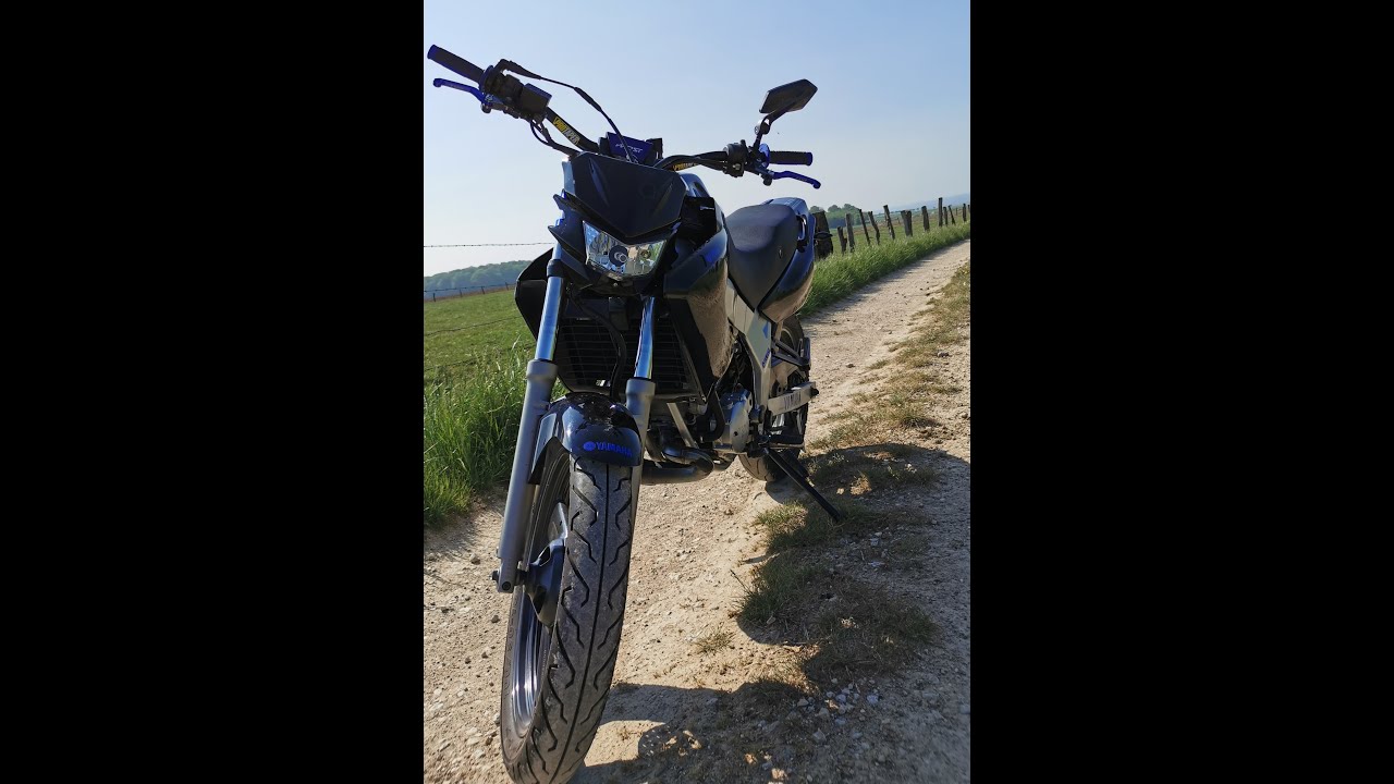 Avec moi en ballade en 125 yamaha tdr 2t en réglage .