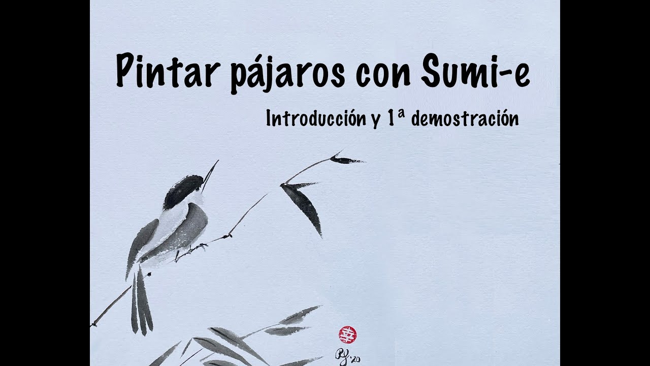 Pintar pájaros con Sumi-e - 1ª sesión