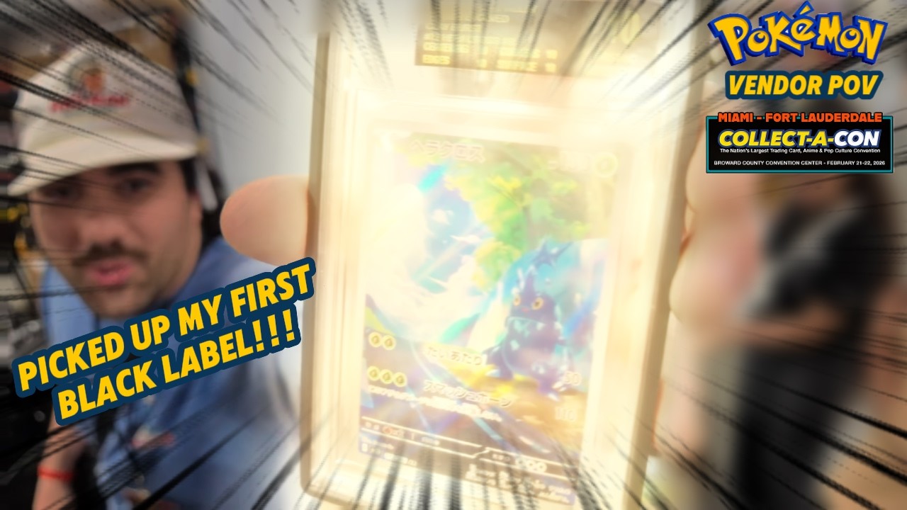 Безостановочная игра в Pokémon на Collect-A-Con Miami: взгляд продавца | с участием MNML Cards