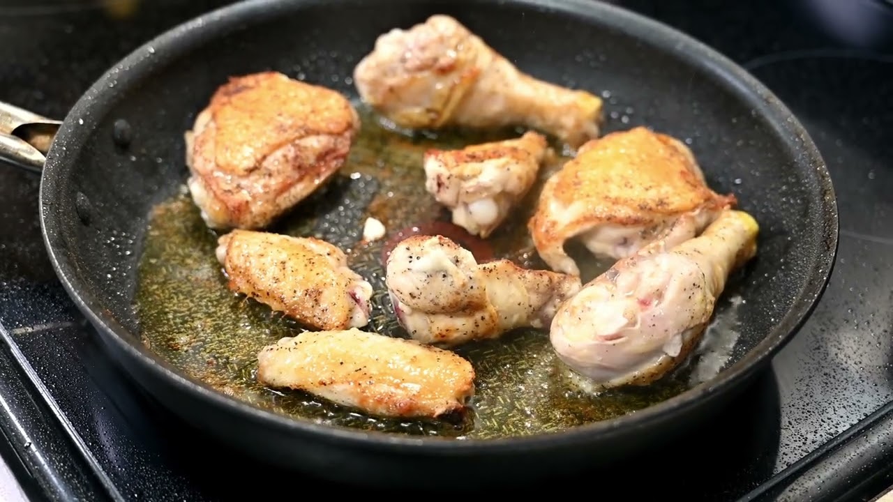 Relaxing Chicken Sizzle ASMR | Oil Crackle & Bubble Sounds (No Talking)