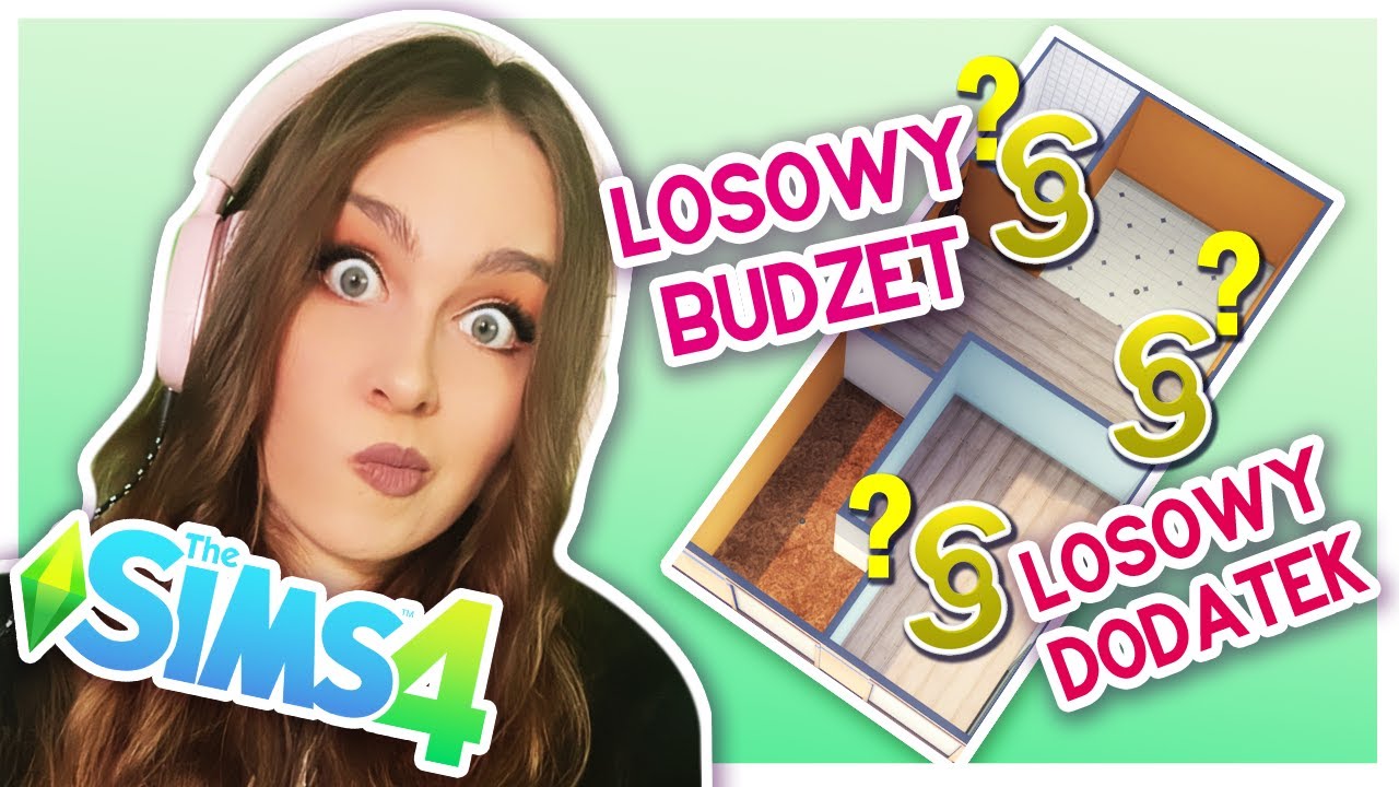 MEBLUJĘ MIESZKANIE LOSOWĄ KWOTĄ I LOSOWYMI DODATKAMI! - The Sims 4 Challenge