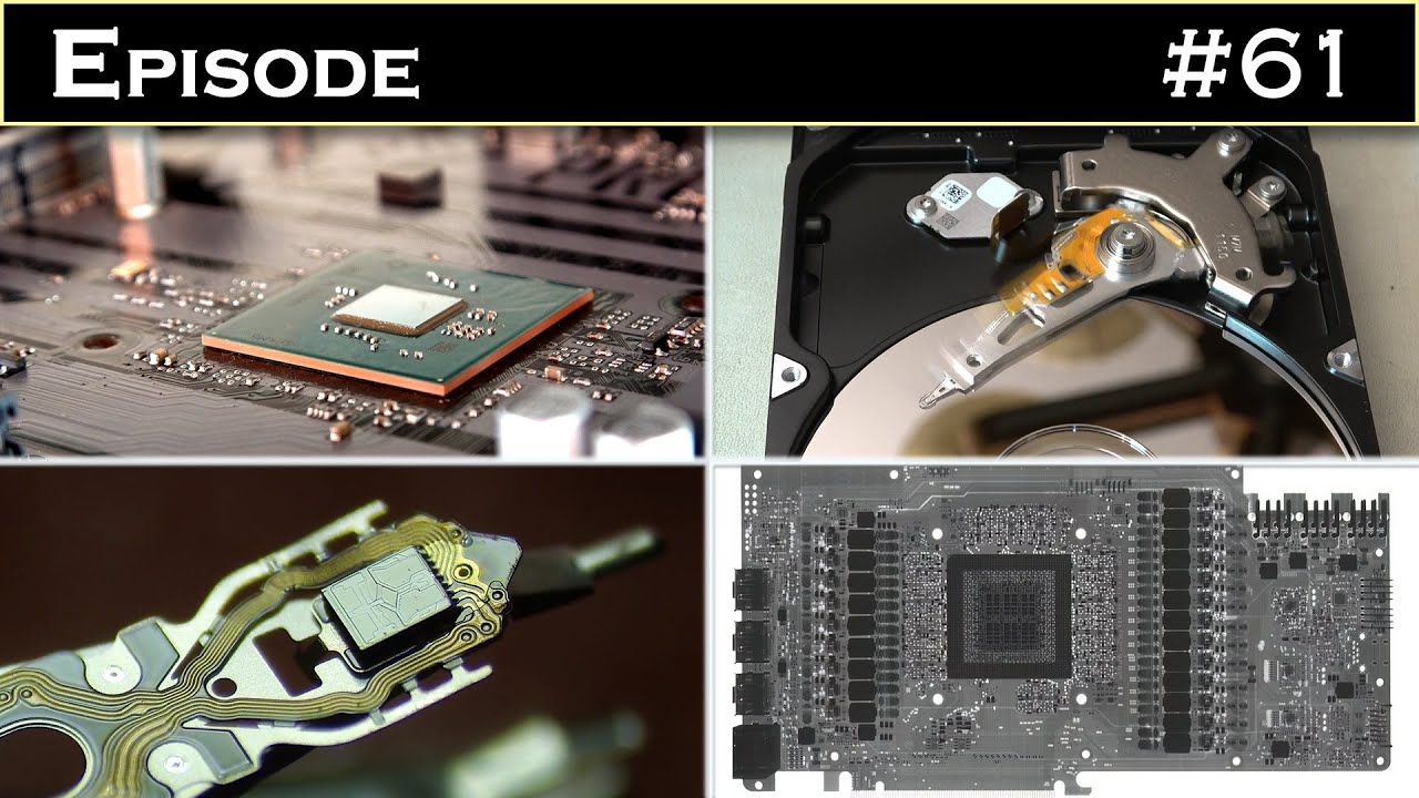 Anatomie détaillée des principaux composants d'un PC (carte mère, carte graphique, RAM, SSD, HDD)
