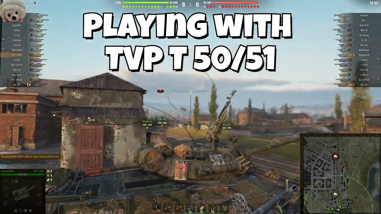 Playing with TVP T 50/51
