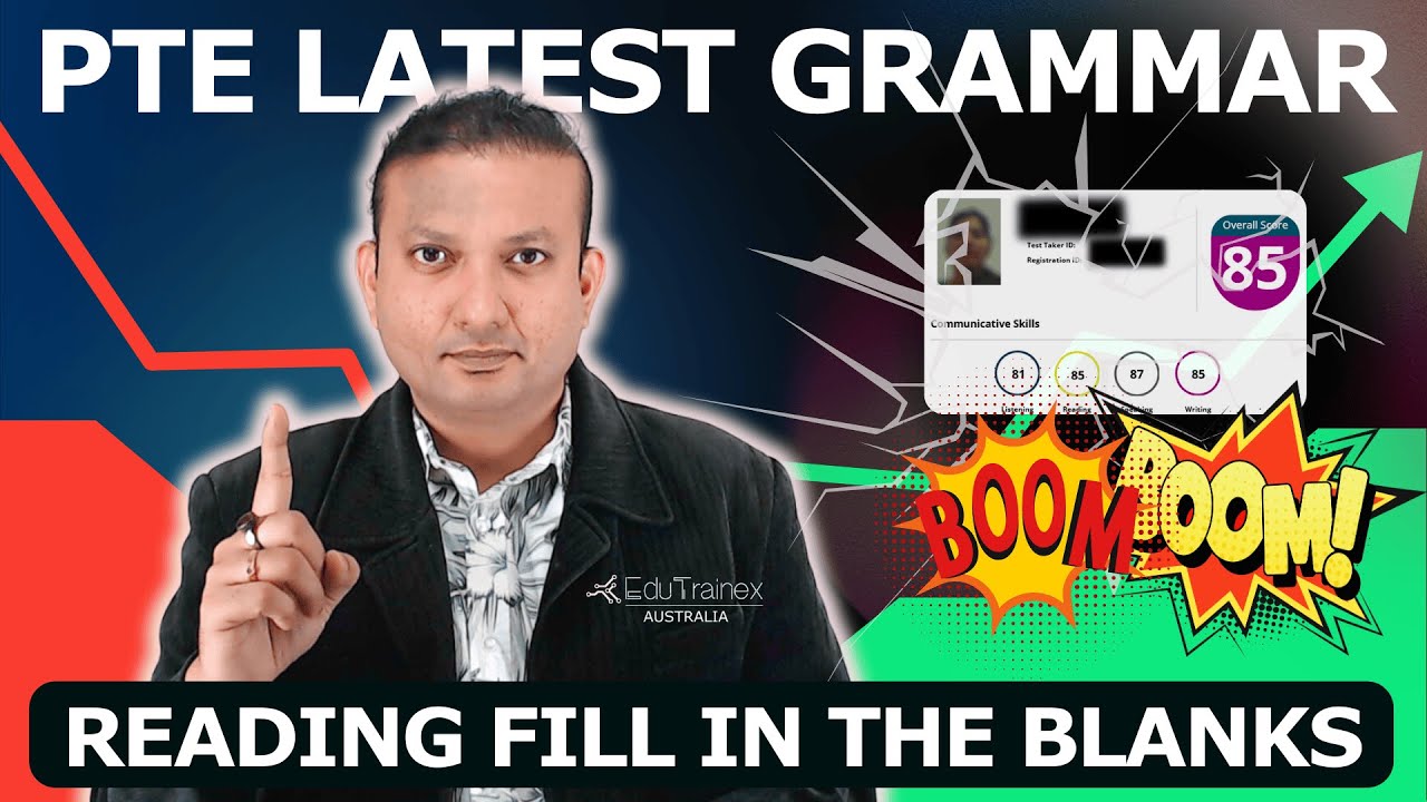How to Ace PTE Reading Fill in Blanks - Grammar Tricks| Edutrainex PTE
