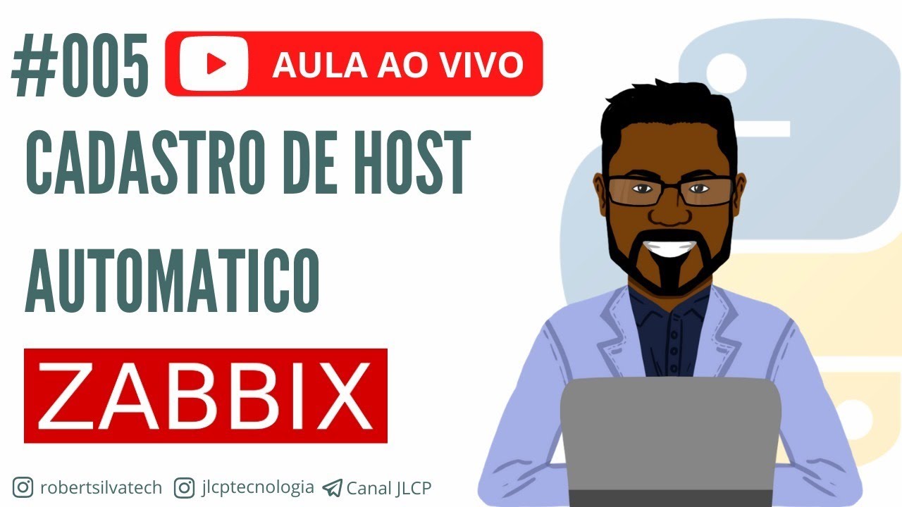 LIVE - Automatizando cadastro de Hosts automáticos utilizando API do Zabbix