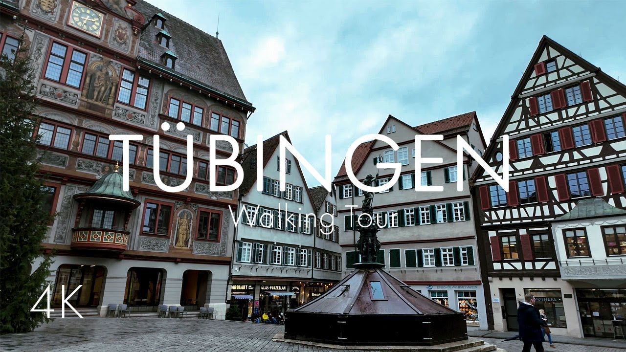 Tübingen | City Center | Walking Tour | 4K