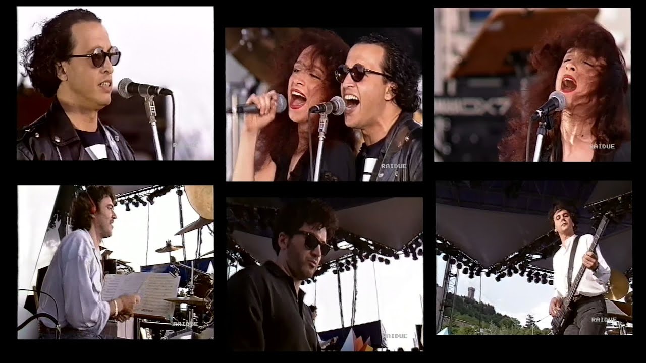 Matia Bazar - Volo anch'io live - anno 1991