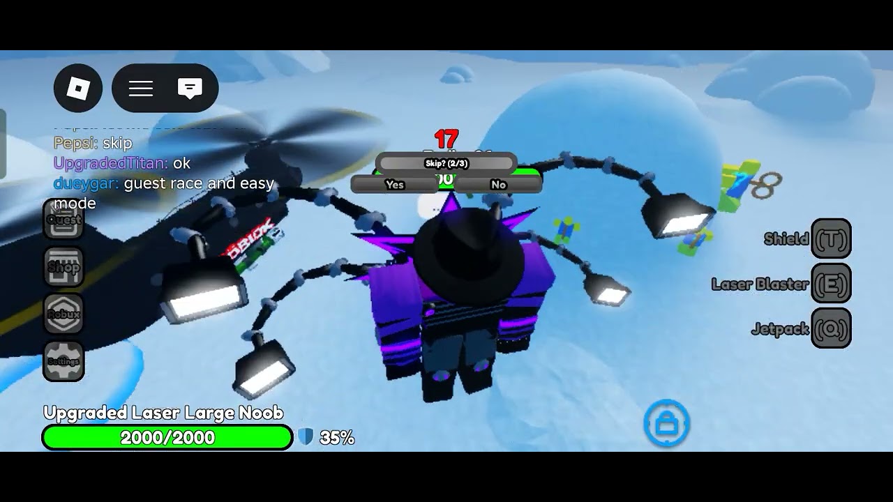 Large tiro vs easy mode