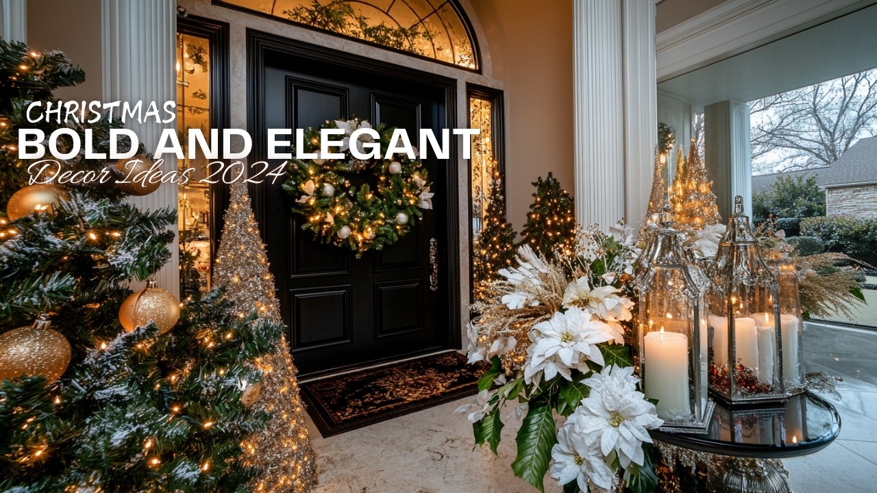 🎄Bold and Elegant Christmas Décor Ideas: Luxurious Designs for a Glamorous Holiday Season