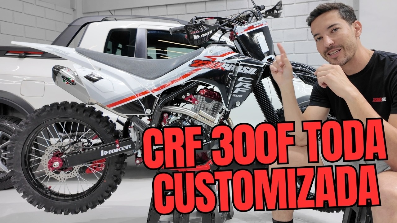 CRF 300F MAIS BONITA QUE VOCÊ VAI VER HOJE 😍 *você mudaria alguma coisa?*
