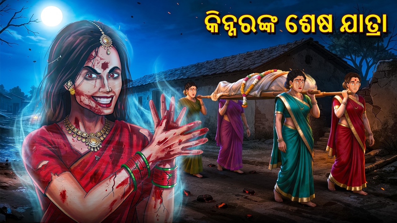 କିନ୍ନରଙ୍କ ଶେଷ ଯାତ୍ରା | Horror Story | Horror Stories in Odia | Stories in Odia | Scary Town Odia