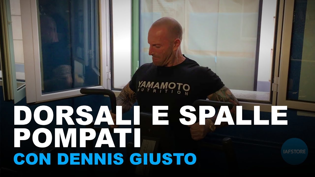 Pompa i dorsali e le spalle all'inverosimile con 11 esercizi impagabili