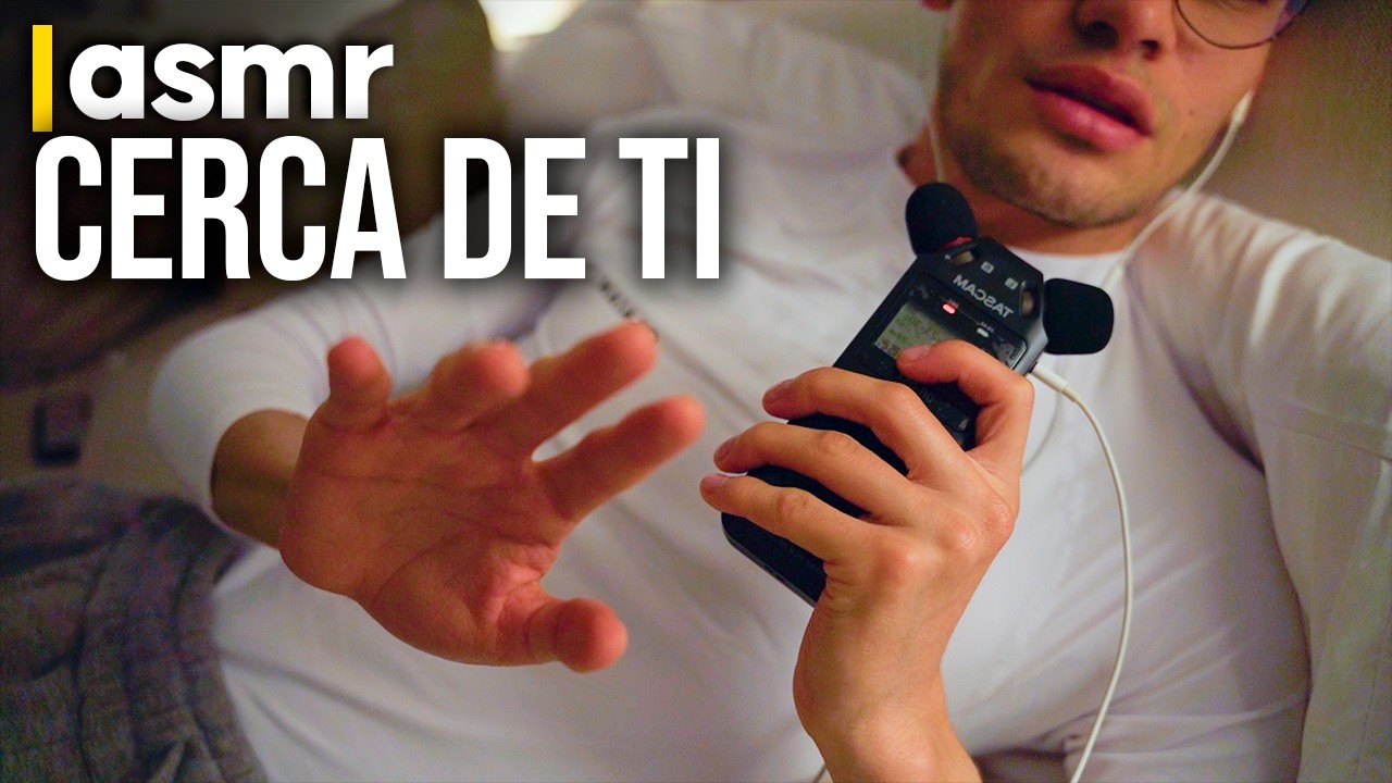 ASMR cerca de ti ✨ face touching, mouth sounds, inaudible