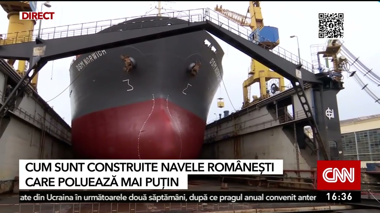 Cum sunt construite navele româneşti care poluează mai puţin