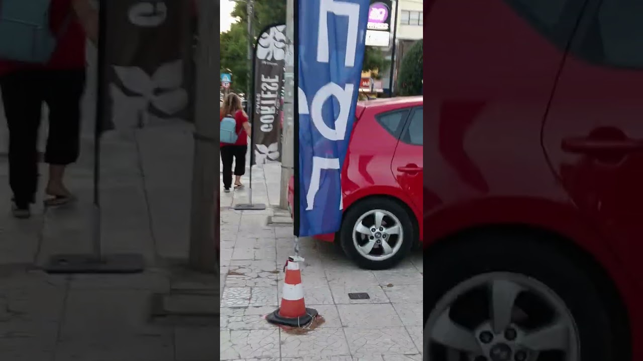 walking on a Friday in Chalandri Athens Greece 4th of July!!