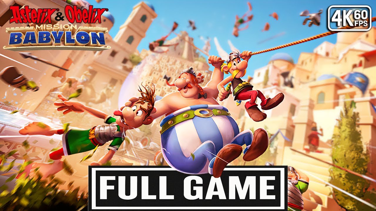 ASTERIX & OBELIX - Mission Babylon Gameplay Walkthrough FULL GAME [4K 60FPS] - No Commentary
