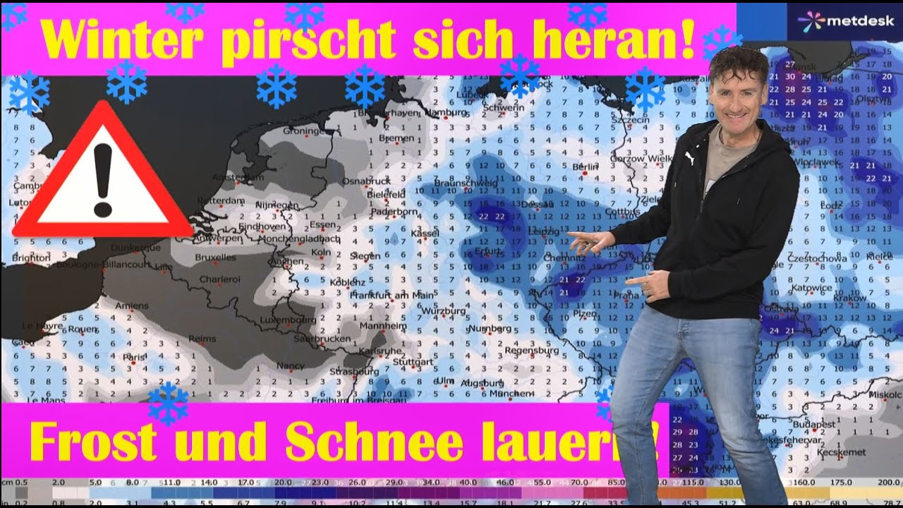 Winterwetter kriecht nach Deutschland: Schneefälle Ende Januar! Wie kalt wird’s werden?