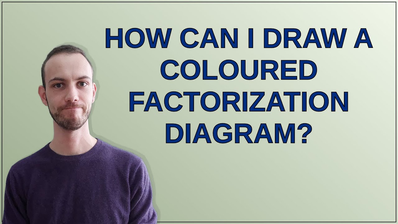 Tex: How can I draw a coloured factorization diagram?