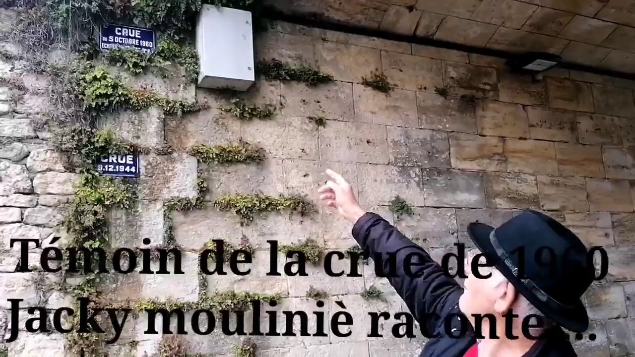 La crue de la Vézère en 1960.