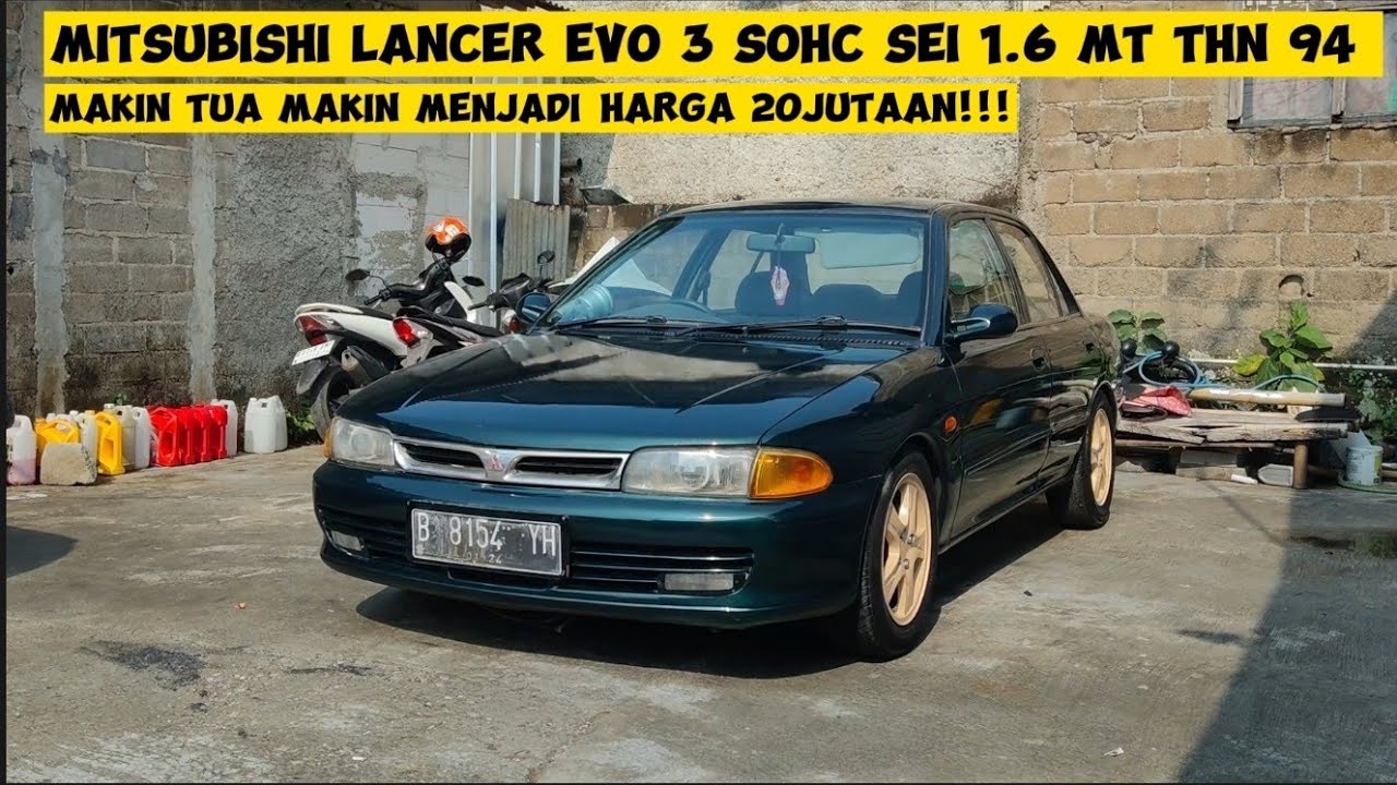MITSUBISHI LANCER EVO 3 SOHC SEI 1.6 MT THN 1994 HARGA MULAI 20JTAAN!!