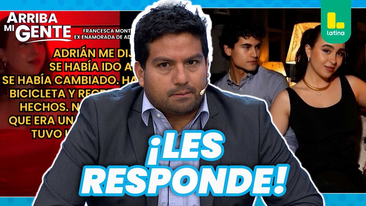¡Gino Marzano le responde a Adrián Villar y Francesca Montenegro! | Arriba Mi Gente