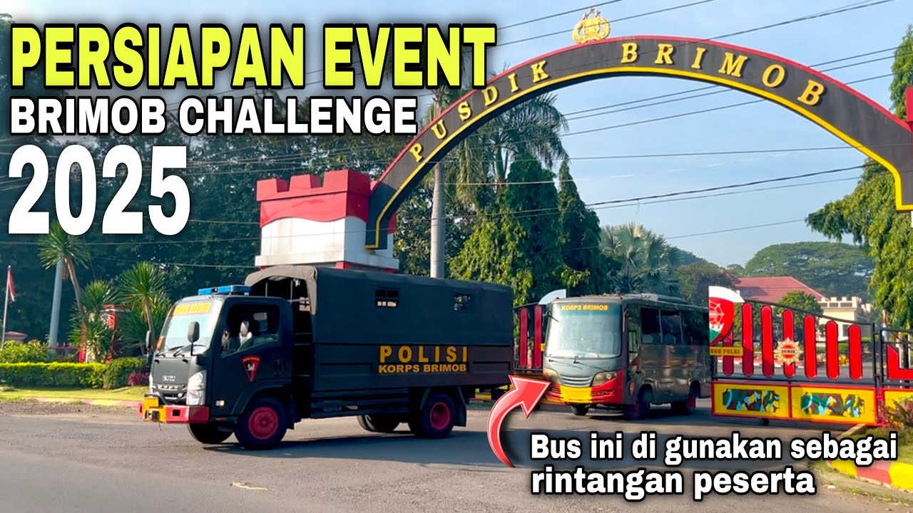 PERSIAPAN EVENT BRIMOB CHALLENGE THN 2025 DI PUSDIK BRIMOB