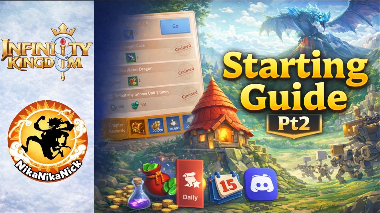 Starting Guide Part 2 | What to Do Early Game (Infinity Kingdom)