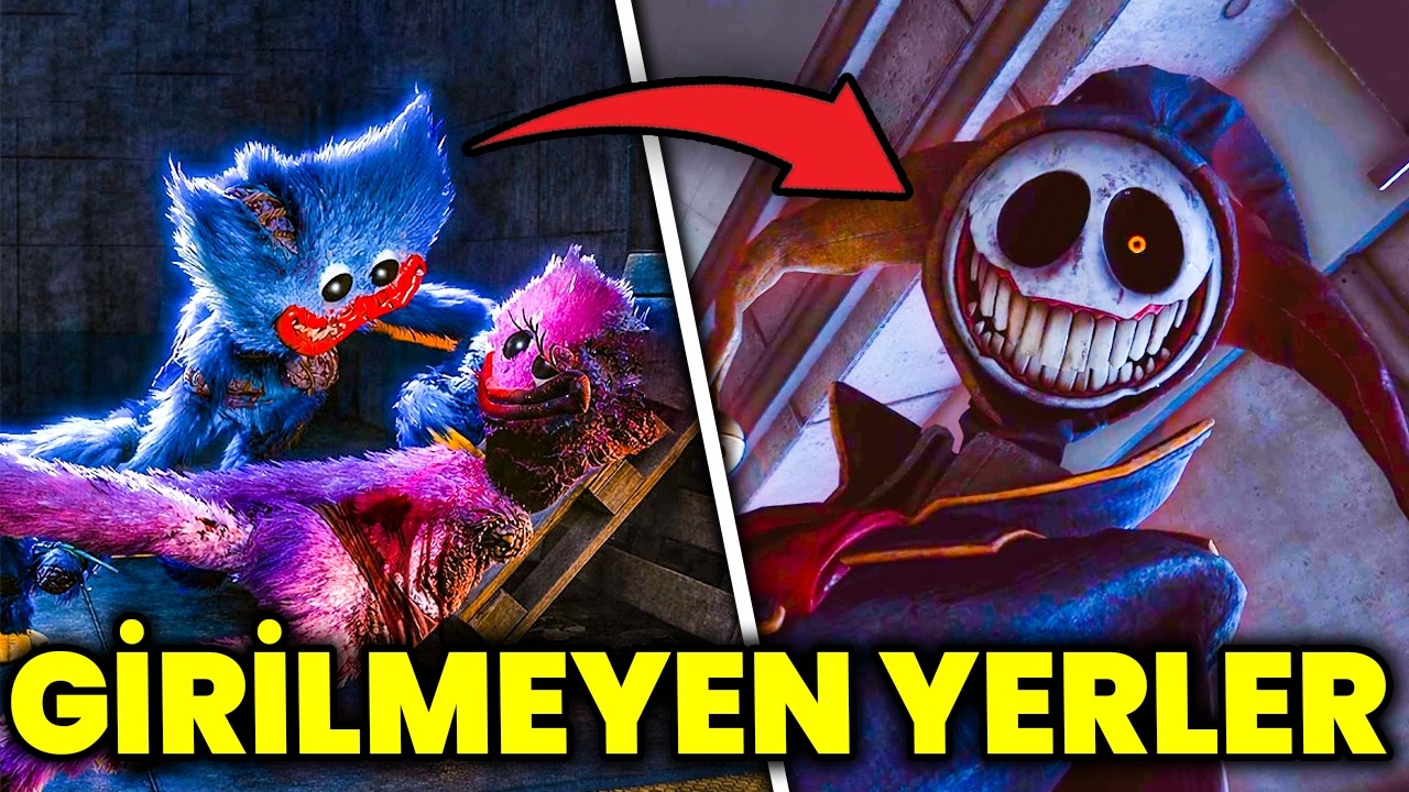 Poppy Playtime Chapter 5 GİRİLMEYEN YERLERE Girdim..