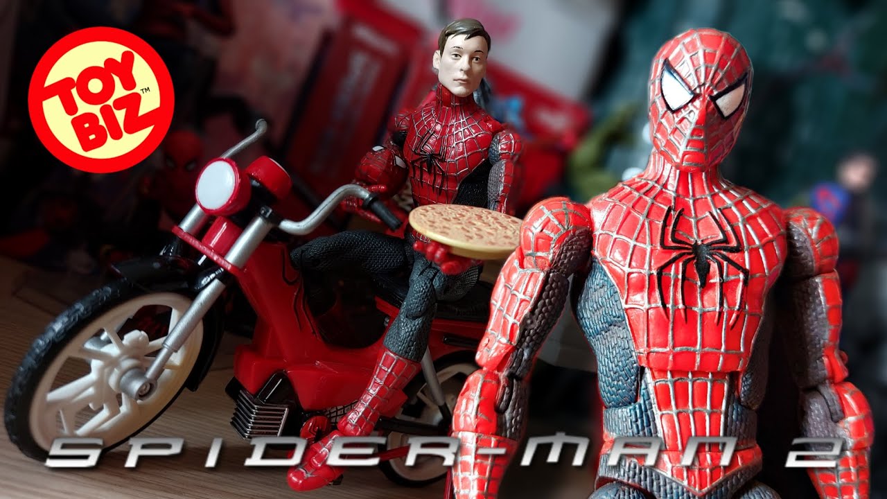 ¡¡REVIEW DE SPIDER-MAN SCOOTER PIZZA!! de Spider-Man 2 Toybiz (Completa) - Mi figura favorita