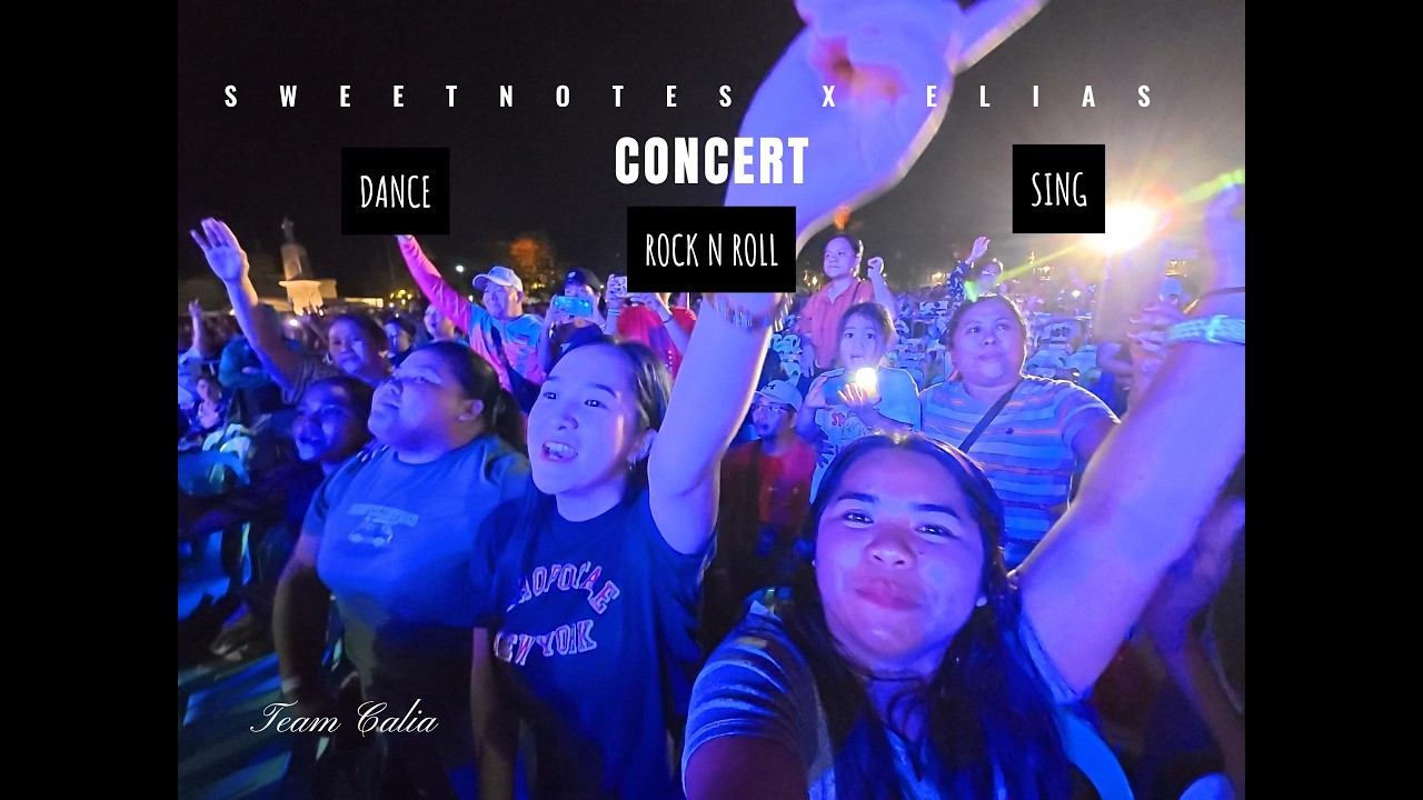SWEETNOTES & ELIAS BAND CONCERT IN PLAZA LAPAZ ILOILO CITY