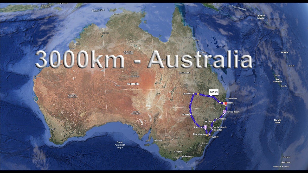 3000km Australia (En Français)