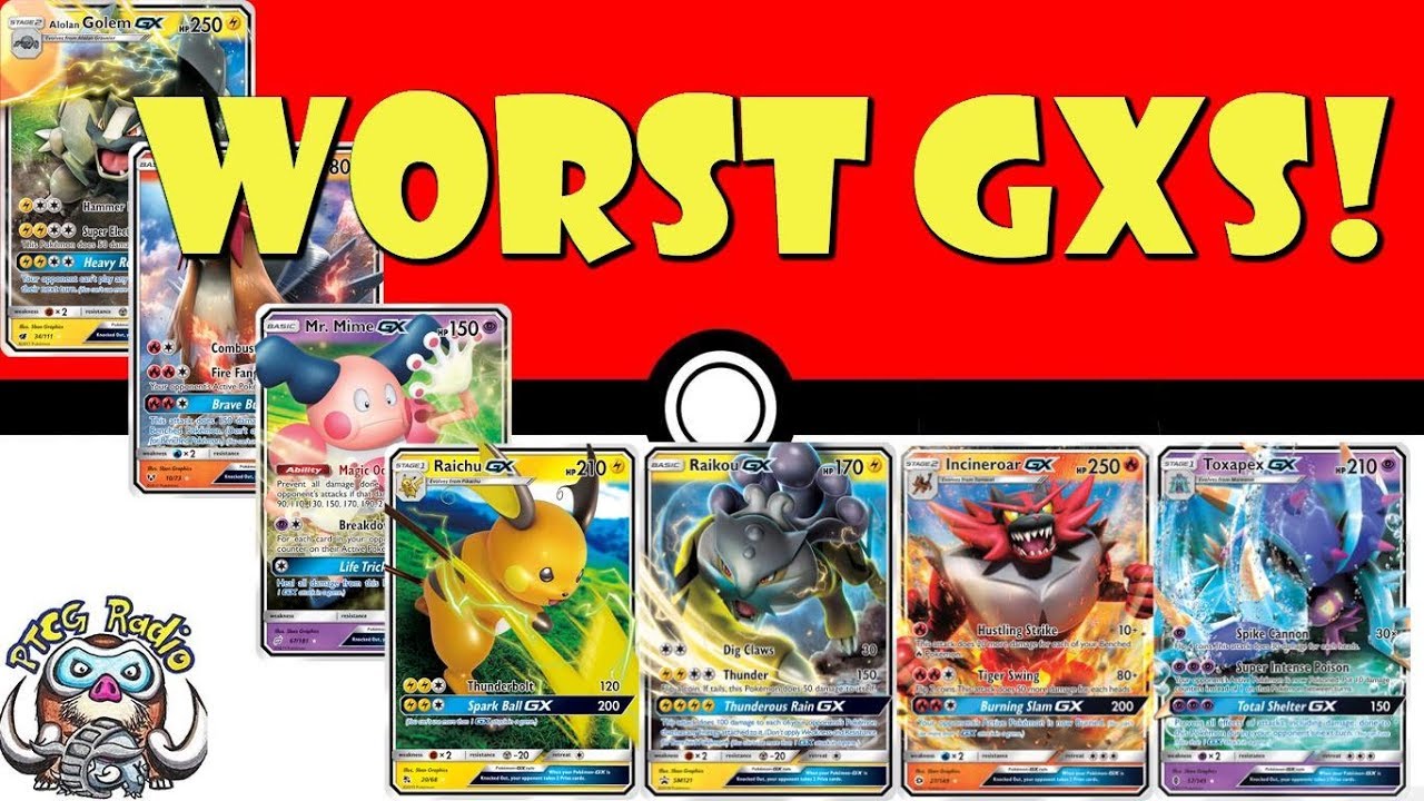Top 10 Worst Pokémon GX Cards!