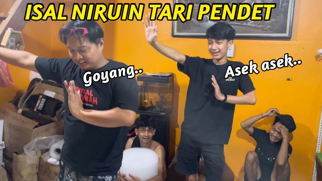 ISAL BELAJAR NARI PENDET BIKIN NGAKAK LIATNYA🤣