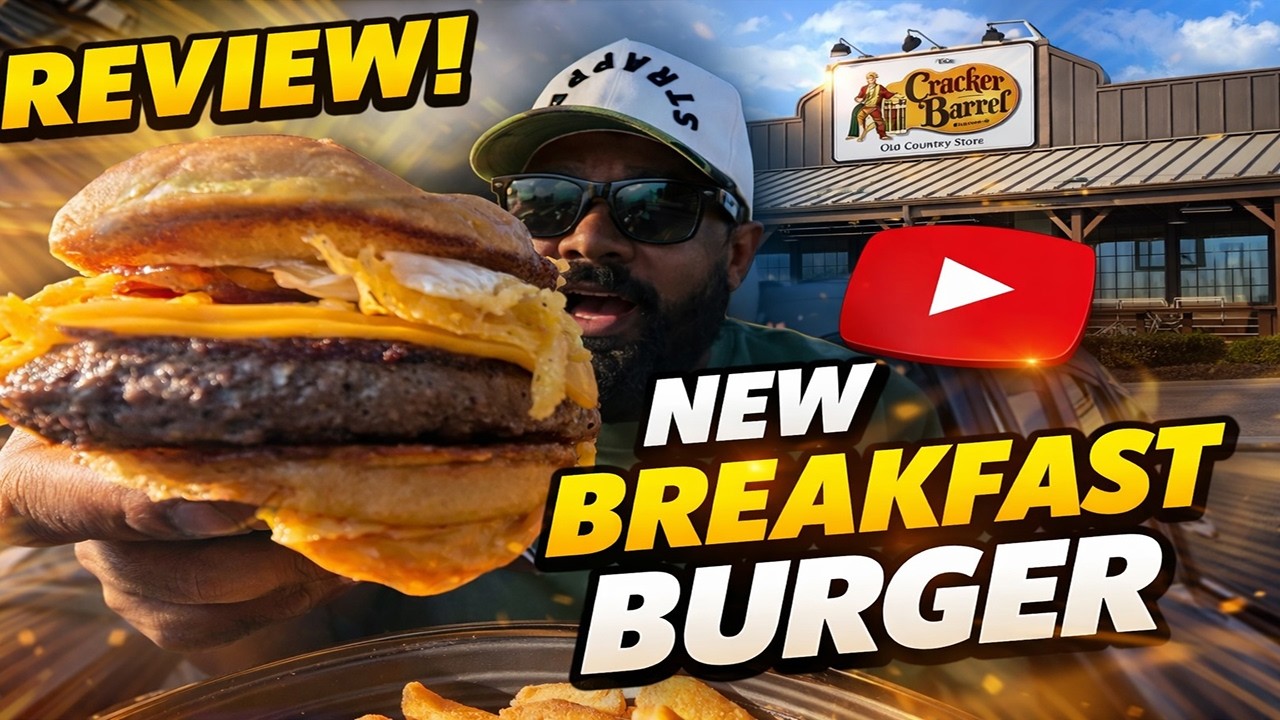 Is the NEW Breakfast Burger from Cracker Barrel actually worth ordering?